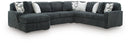 Midnight-Madness Sectional with Chaise