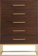 Maxine Cherry / Gold Chest