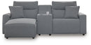 Modmax II Power Reclining Sectional with Chaise and Console