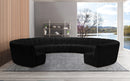 Infinity Black Velvet 11pc. Modular Sectional