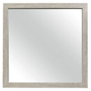 Quinby Mirror in Light Brown 1525-6