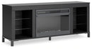 Cayberry 60" TV Stand with Electric Fireplace