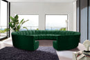 Infinity Green Velvet 12pc. Modular Sectional