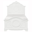 Lucida Twin Panel Bed in White 2039TW-1*