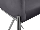 Xavier Grey Velvet Counter Stool