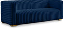Ravish Navy Velvet Sofa