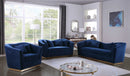 Arabella Navy Velvet Loveseat