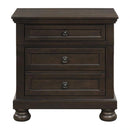 Begonia Nightstand in Gray 1718GY-4