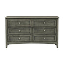 Garcia 6 Drawer Dresser in Gray 2046-5