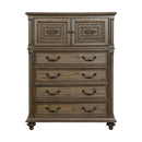 Rachelle 4 Drawer Chest in Weathered Pecan 1693-9