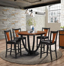 Boyer Transitional Amber and Black Counter-Height Table - Legacy Furniture - NY