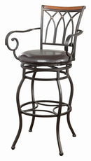 Transitional Black Metal Bar Stool - Legacy Furniture - NY