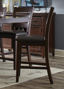 Holbrook Transitional Antique Tobacco Counter-Height Chair - Legacy Furniture - NY