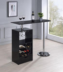 Transitional Black Bar Unit - Legacy Furniture - NY