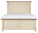 Homelegance Weaver King Panel Bed in Antique White 1626K-1EK* image