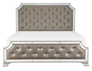 Homelegance Avondale King Upholstered Panel Bed in Silver 1646K-1EK* image