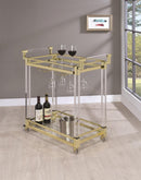 Modern Clear Acrylic Serving Cart - Legacy Furniture - NY
