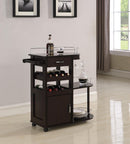Transitional Cappuccino Serving Cart - Legacy Furniture - NY
