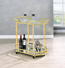 Traditional Brass Serving Cart - Legacy Furniture - NY