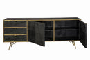 Modern Black and Brass Server - Legacy Furniture - NY