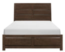 Homelegance Furniture Erwan Queen Panel Bed in Dark Walnut 1961-1 image