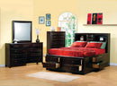 Phoenix Cappuccino King Five-Piece Bedroom Set - Legacy Furniture - NY