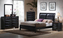 Briana Black Transitional Queen Bed - Legacy Furniture - NY