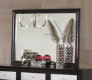 Barzini Black Dresser Mirror - Legacy Furniture - NY