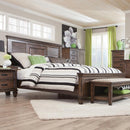 Franco Burnished Oak King Bed - Legacy Furniture - NY
