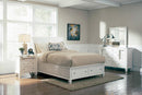 Sandy Beach White Eastern King Storage Bed - Legacy Furniture - NY