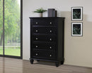 Sandy Beach Black Five-Drawer Chest - Legacy Furniture - NY