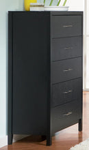Grove Black Five-Drawer Chest - Legacy Furniture - NY