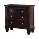 Sandy Beach Cappuccino Three-Drawer Nightstand - Legacy Furniture - NY