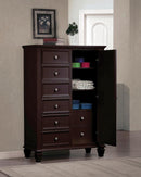 Sandy Beach Cappuccino Door Dresser With Concealed Storage - Legacy Furniture - NY