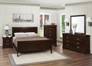 Louis Philippe Traditional Cappuccino King Five-Piece Bedroom Set - Legacy Furniture - NY