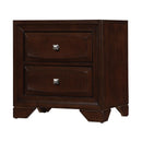 Jaxson Transitional Cappuccino Two-Drawer Nightstand - Legacy Furniture - NY