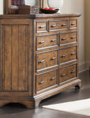 Elk Grove Rustic Nine-Drawer Dresser - Legacy Furniture - NY