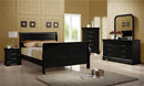 Louis Philippe Traditional Black Sleigh Full Bed - Legacy Furniture - NY