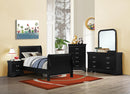 Louis Philippe Traditional Black Twin Four-Piece Set - Legacy Furniture - NY
