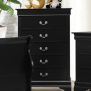 Louis Philippe Black Five-Drawer Chest - Legacy Furniture - NY