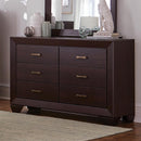 Fenbrook Dark Cocoa Six-Drawer Dresser - Legacy Furniture - NY