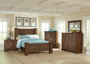 Sutter Creek Rustic Vintage Bourbon Eastern King Five-Piece Set - Legacy Furniture - NY