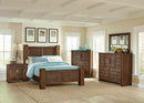 Sutter Creek Rustic Vintage Bourbon Queen Bed - Legacy Furniture - NY