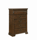 Satterfield Traditional Warm Bourbon Five-Drawer Chest - Legacy Furniture - NY