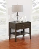 Lompoc Mid-Century Modern Cappuccino Nightstand - Legacy Furniture - NY