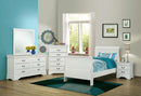 Louis Philippe Traditional White Twin Four-Piece Set - Legacy Furniture - NY