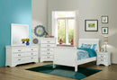 Louis Philippe Traditional Youth White Twin Bed - Legacy Furniture - NY