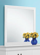 Louis Philippe White Dresser Mirror With Beveled Edge - Legacy Furniture - NY