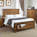 Brenner Rustic Honey Full Storage Bed - Legacy Furniture - NY