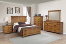 Brenner Rustic Honey California King Four-Piece Set - Legacy Furniture - NY